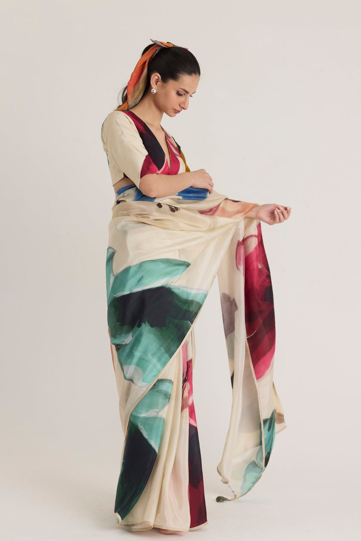 Lila Silk Saree