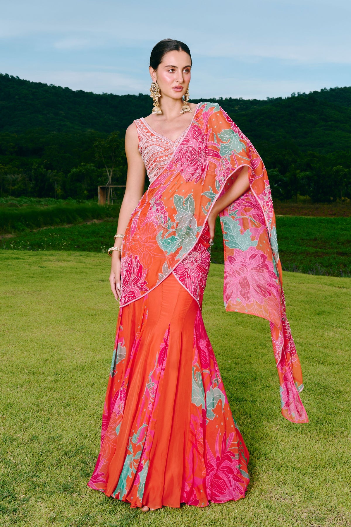 Debbera Drape Saree
