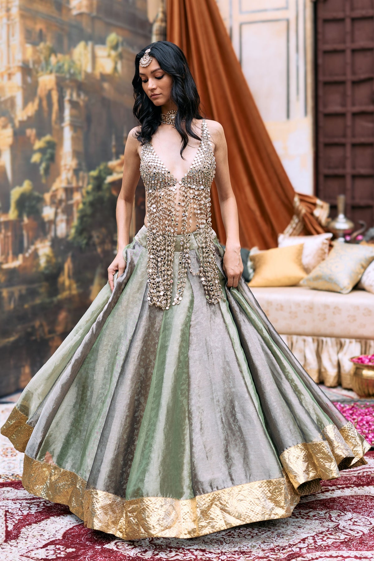 Black Harini Lehenga Set