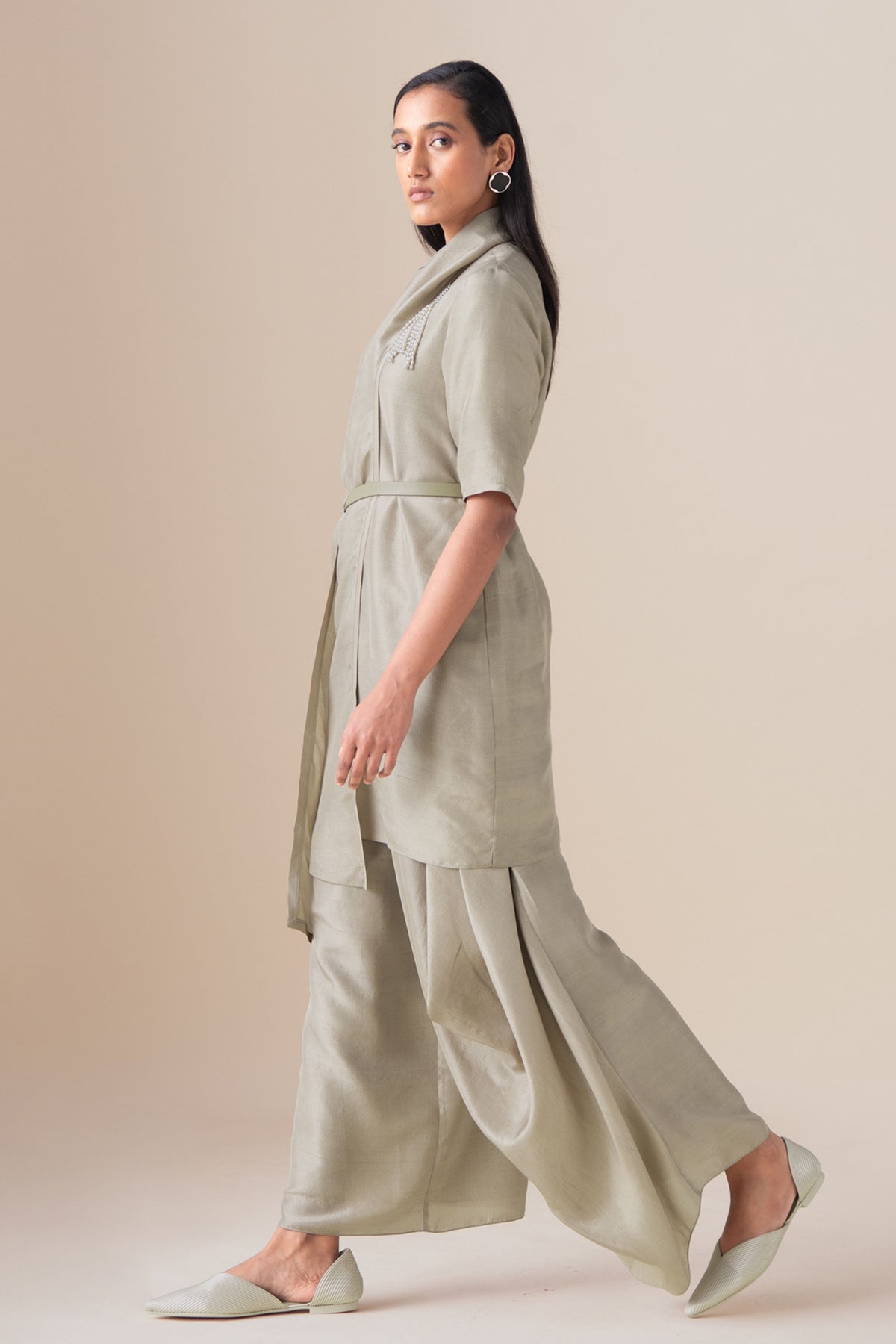 Ecru Sera Tunic Set
