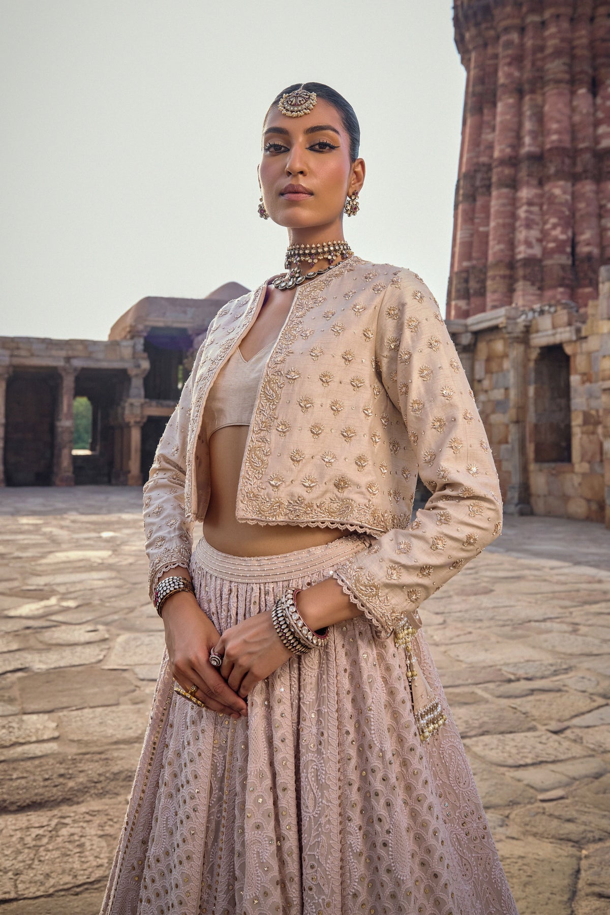 Afrin Lehenga Set