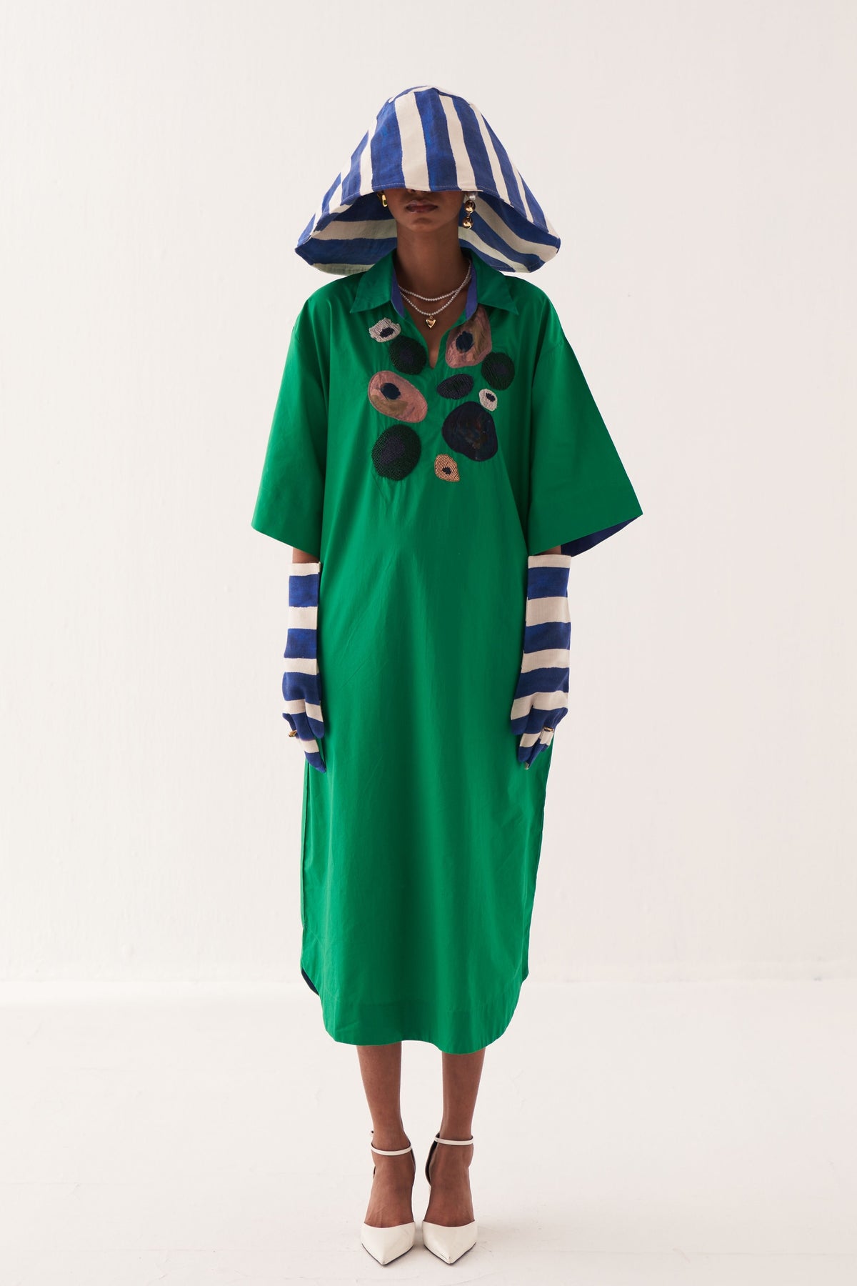 Emerald Embroideried Dress