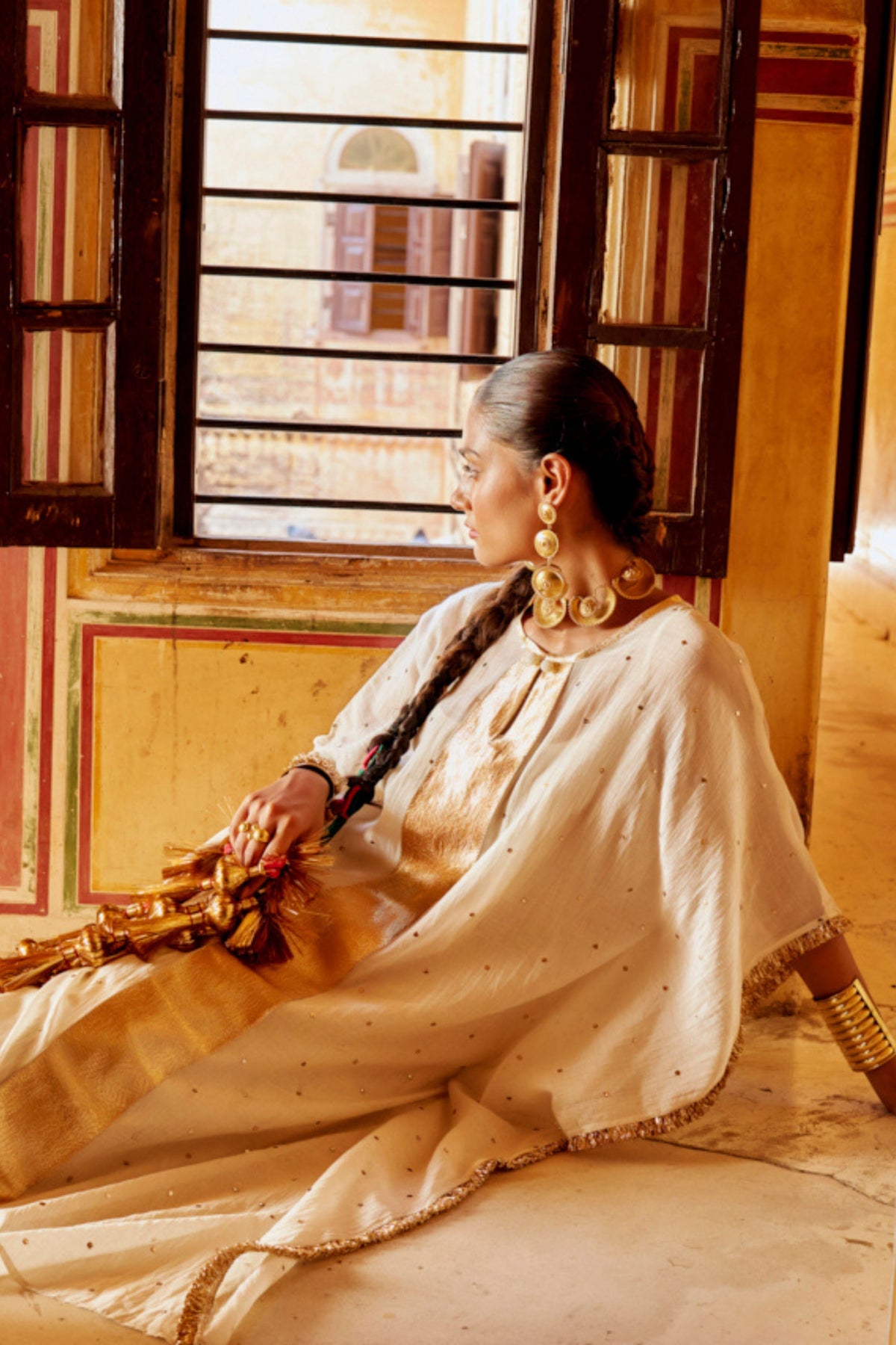 Ivory Kaftan Set