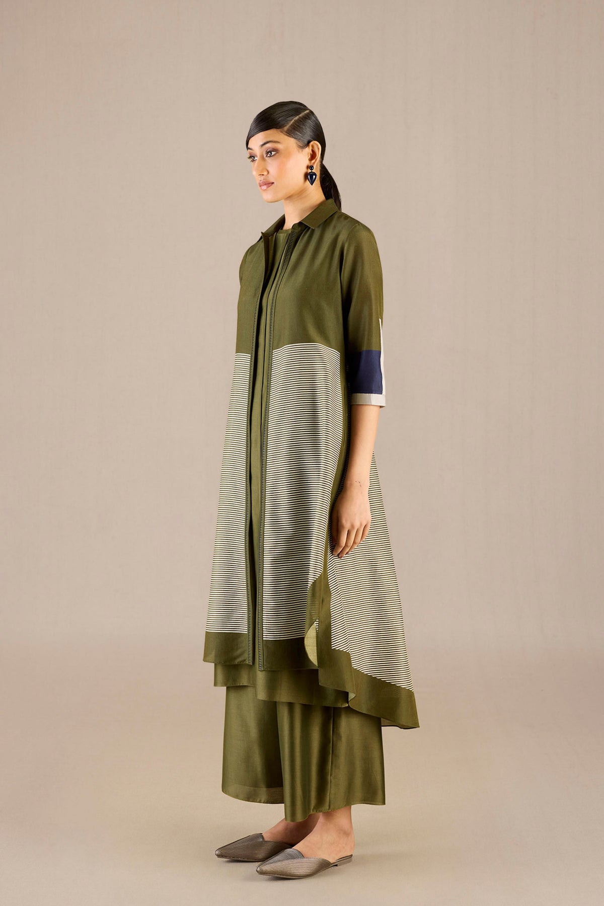 Ilana Olive Tunic Set