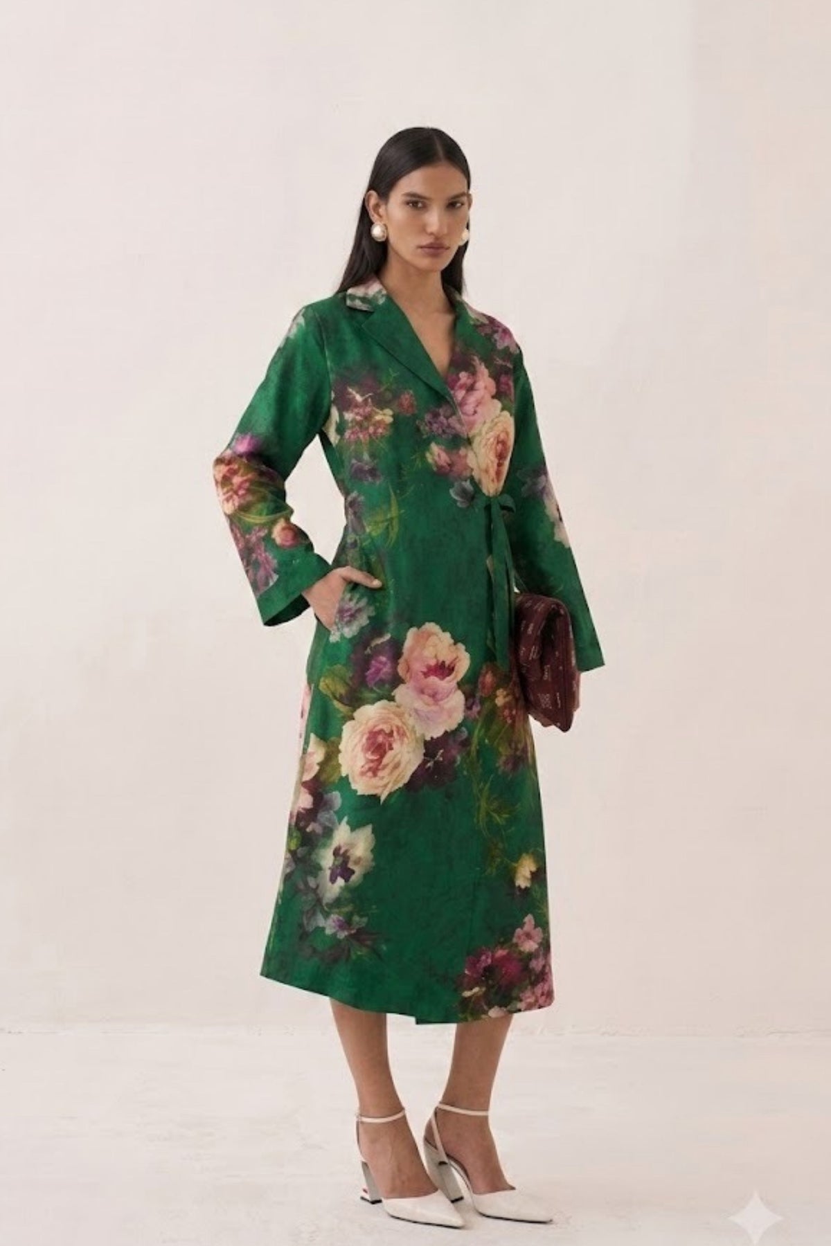 Rosarium Knot Trench Dress