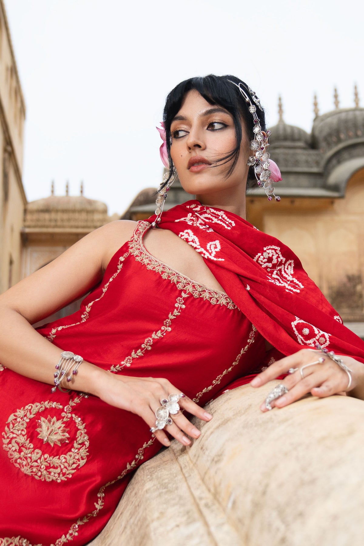 Strappy Gulaab Aur Kamal Suit