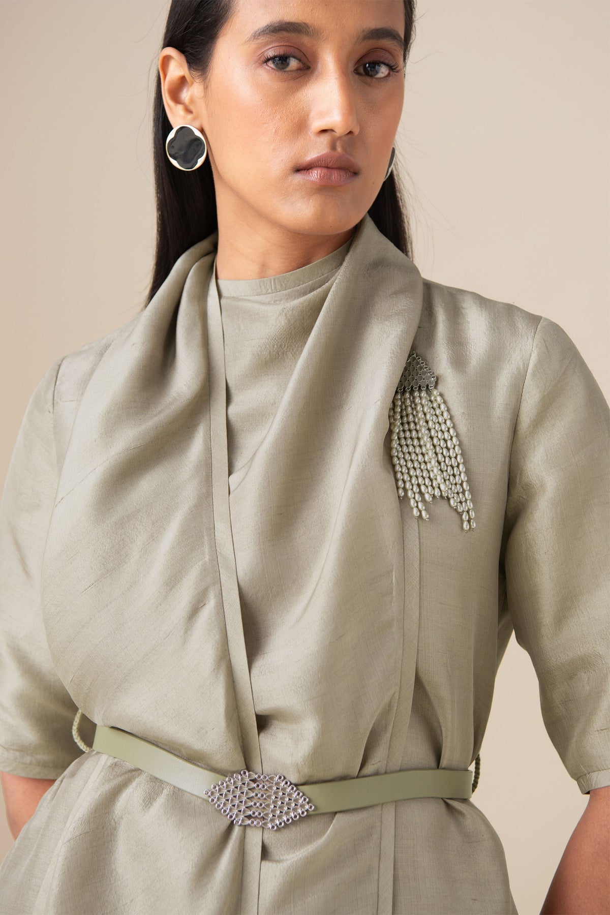 Ecru Sera Tunic Set