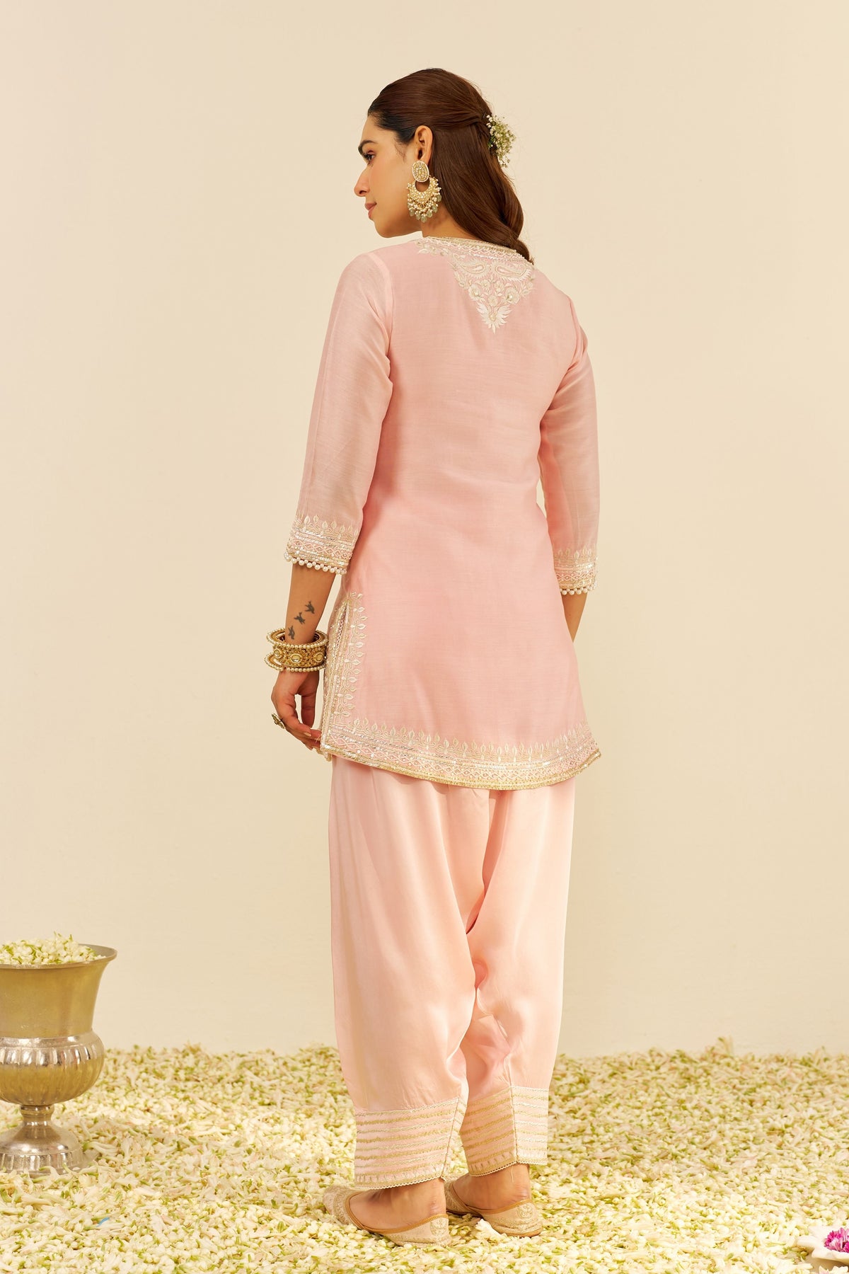 Sara Blush Pink Kurta Set