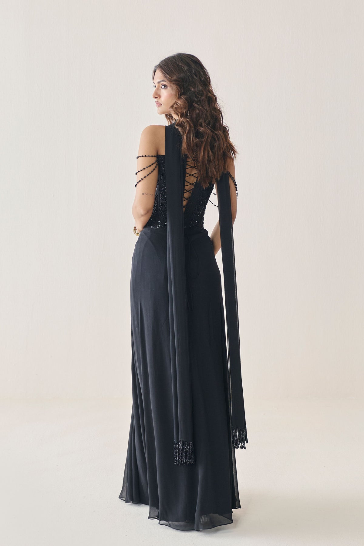 Cora Draped Skirt Set