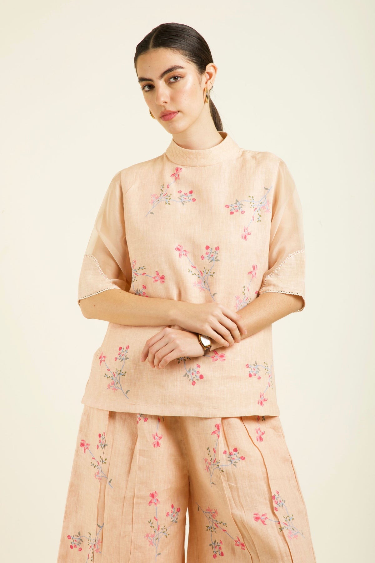 Old Rose Linen Set