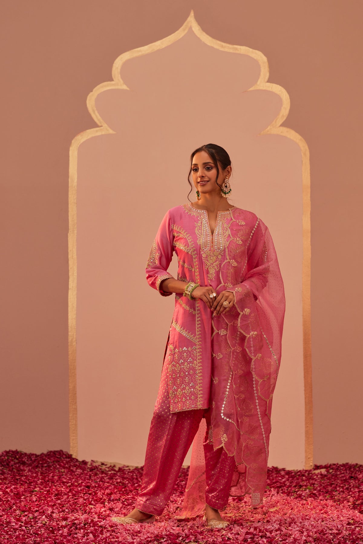 Rashida Pink Kurta Set