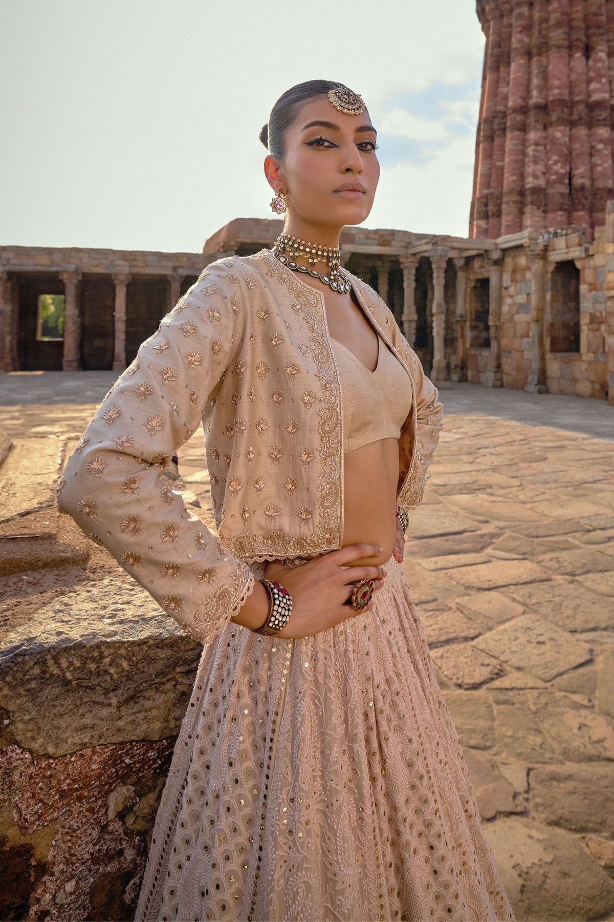 Afrin Lehenga Set