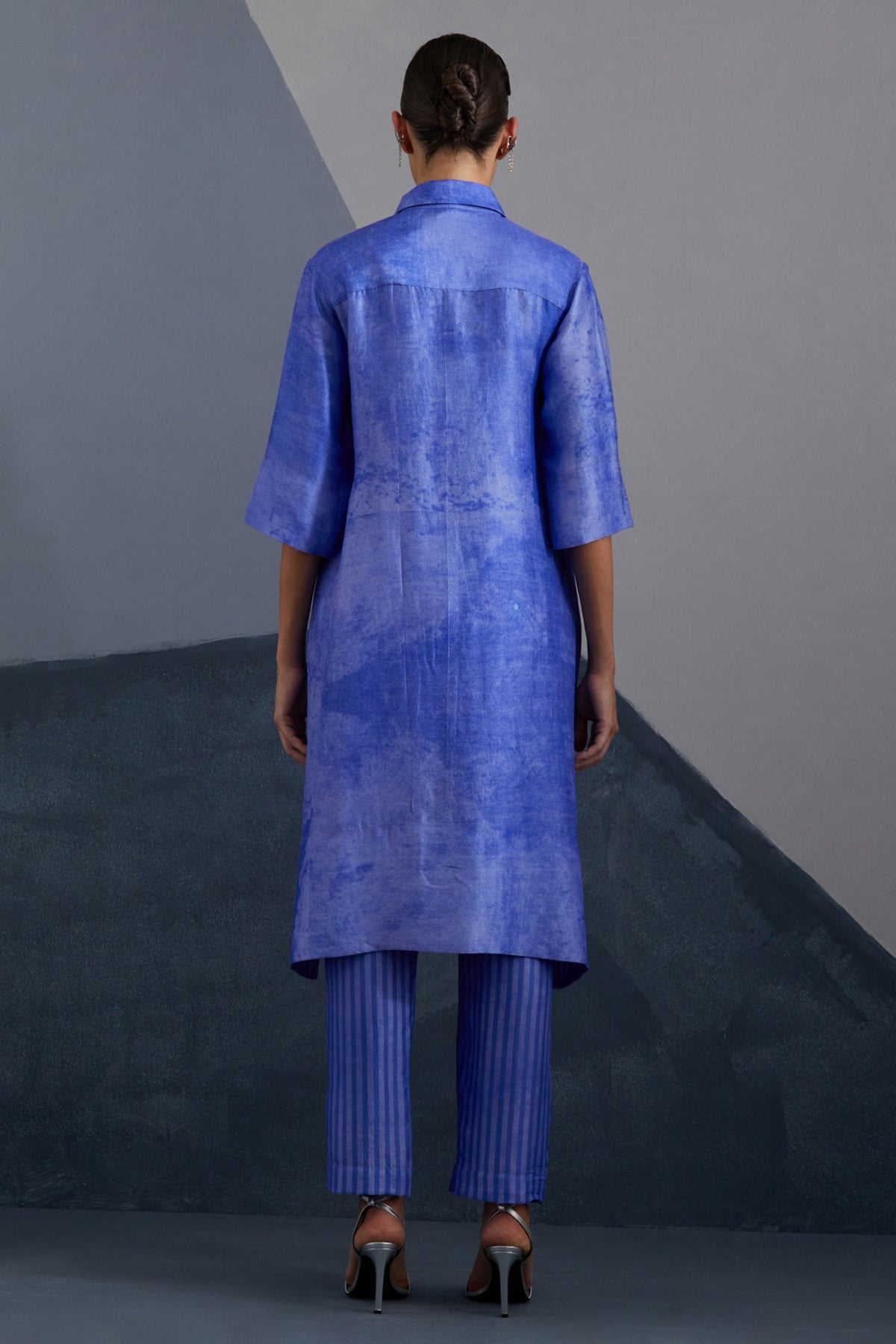 Vineyard Blue Tunic Set