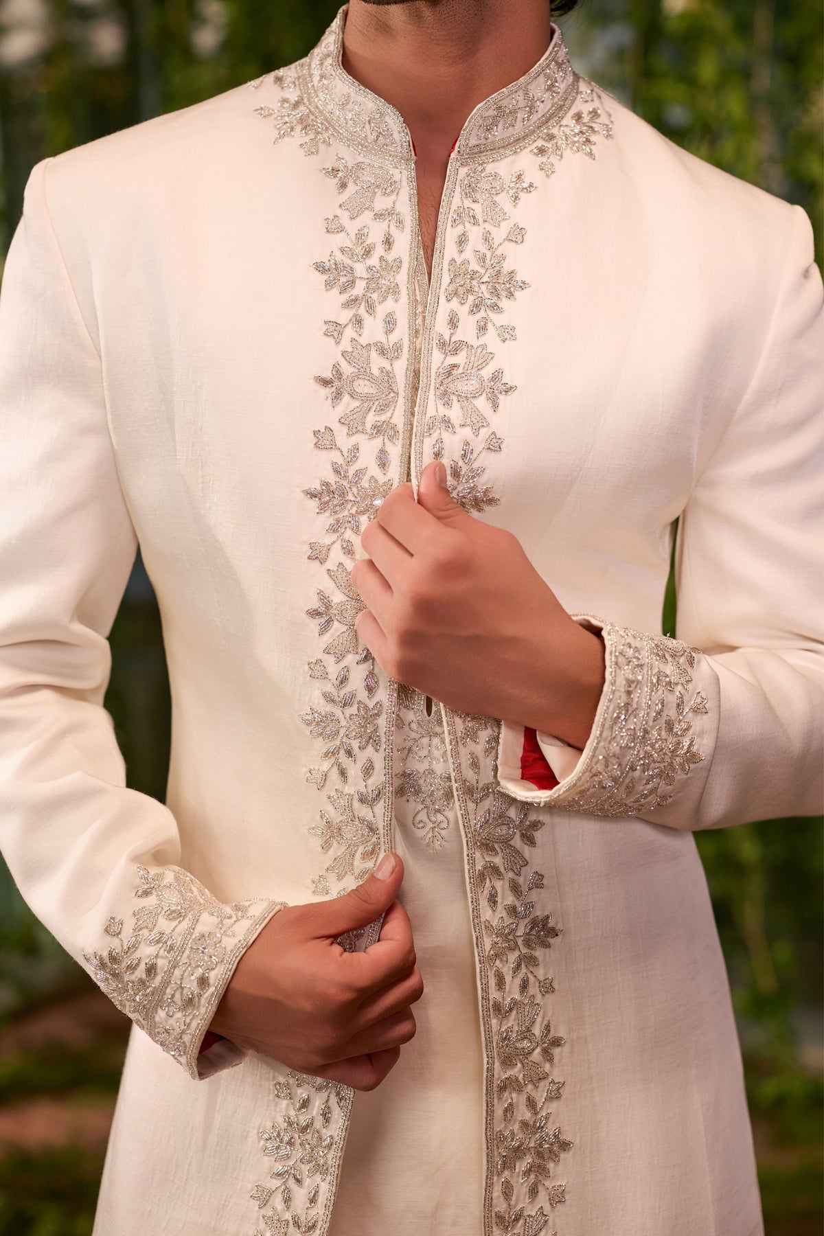 Shvet Agni Sherwani Set