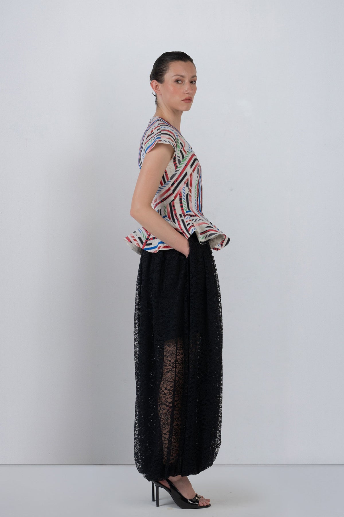Lace Balloon Pants