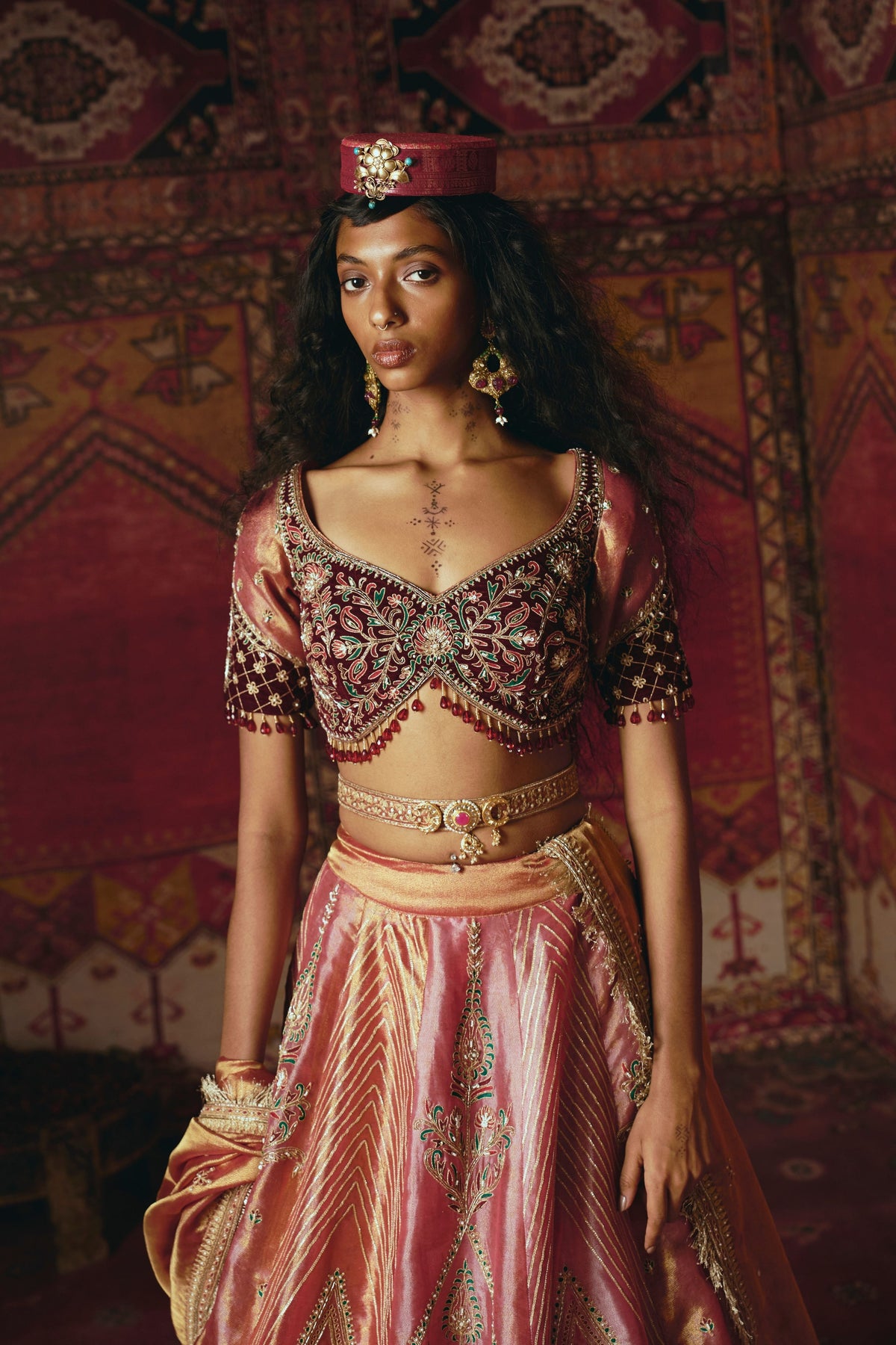 Blush Pink Lehenga Set