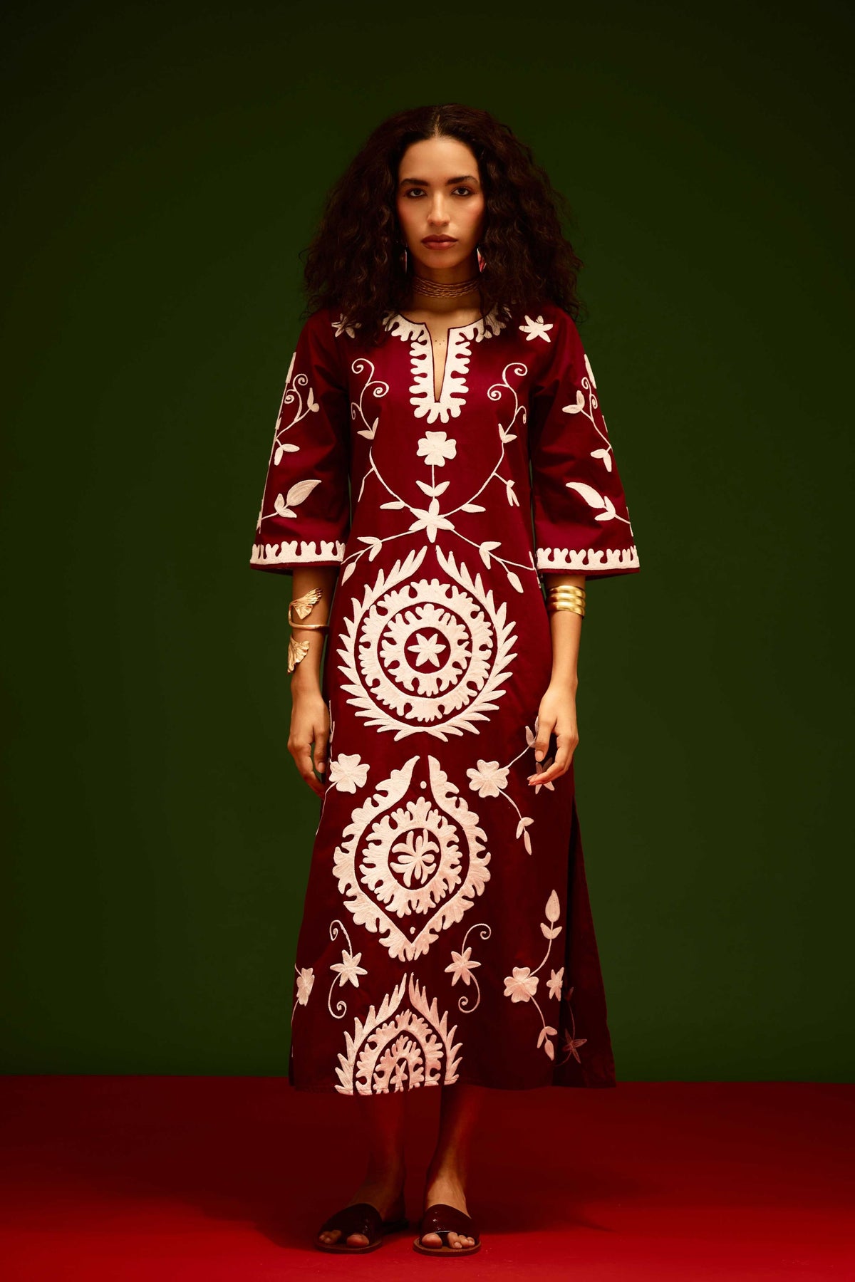Burgundy Maxi Dress