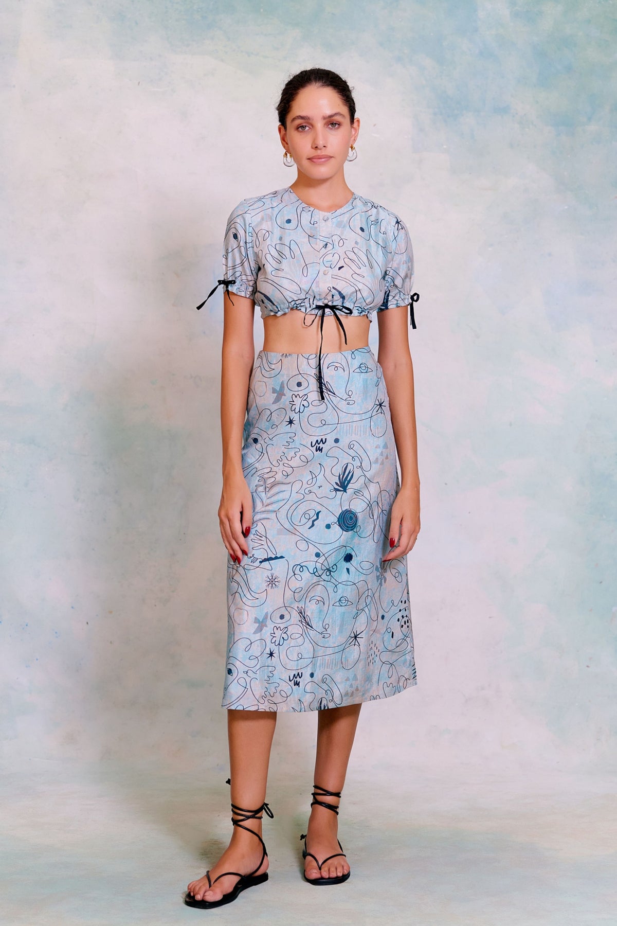Astra Powder Blue Co-ord Set