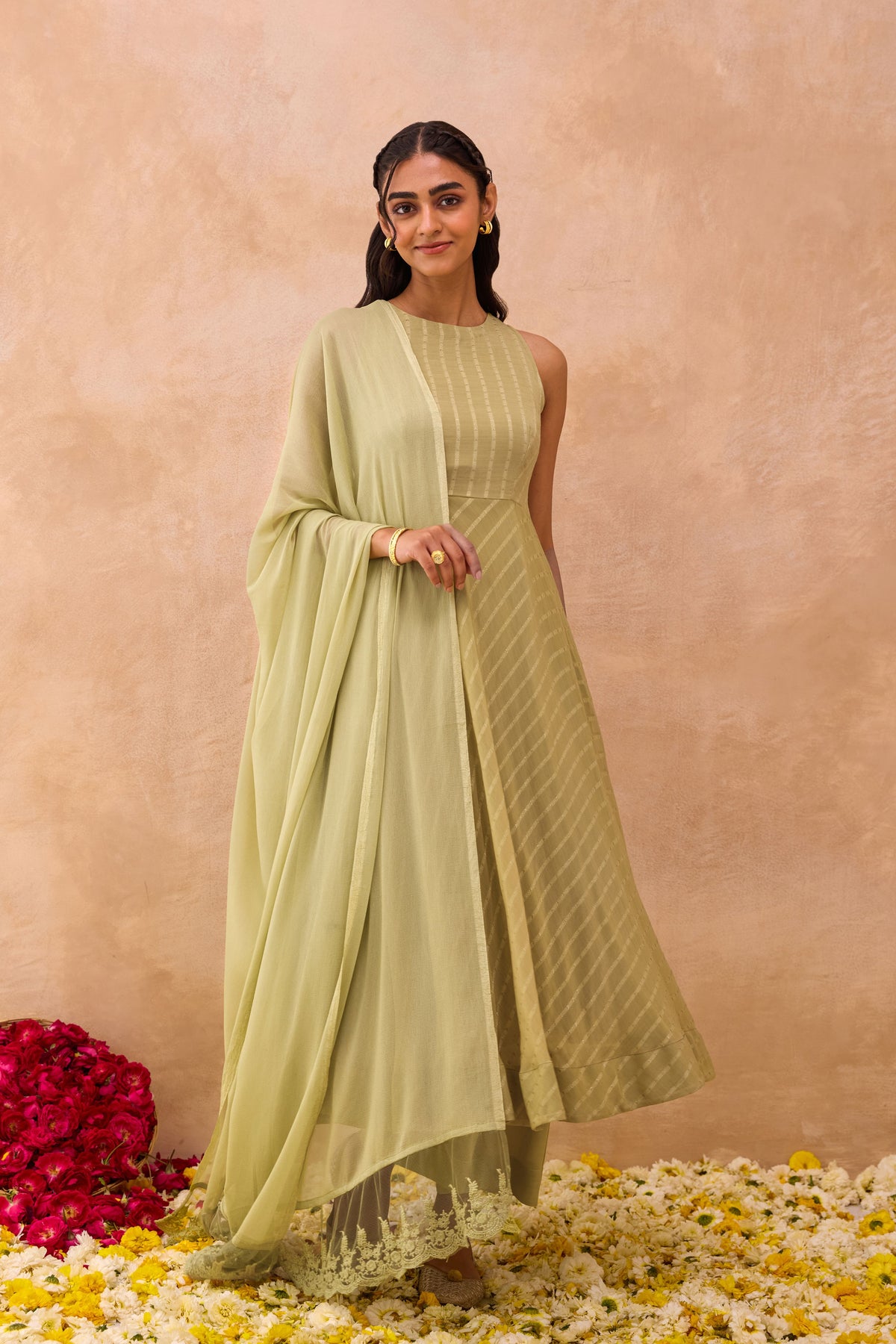 Olive Mist Kurta Set