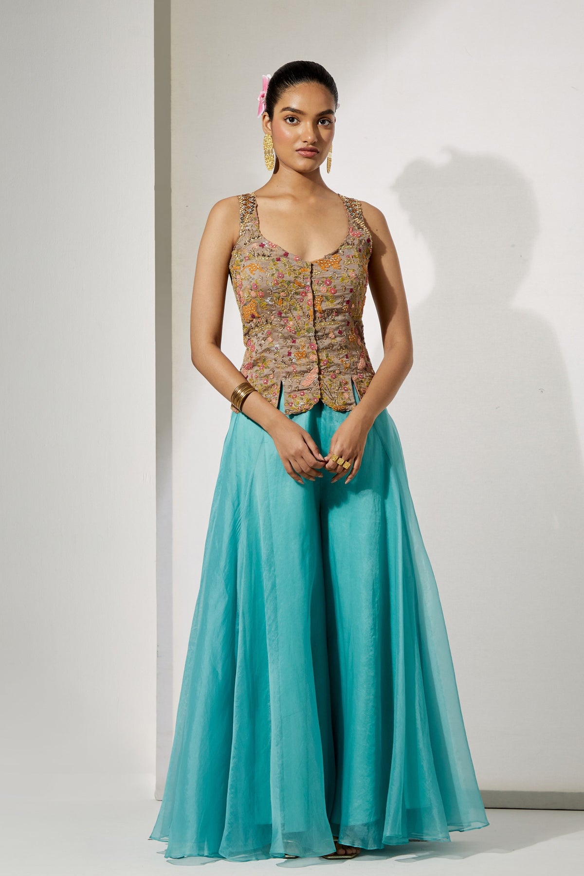 Turquoise Skirt