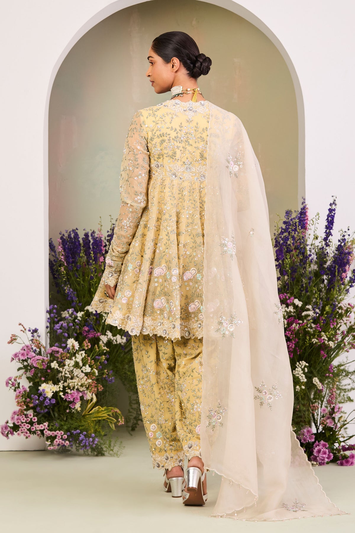 Rabia Short Anarkali Set
