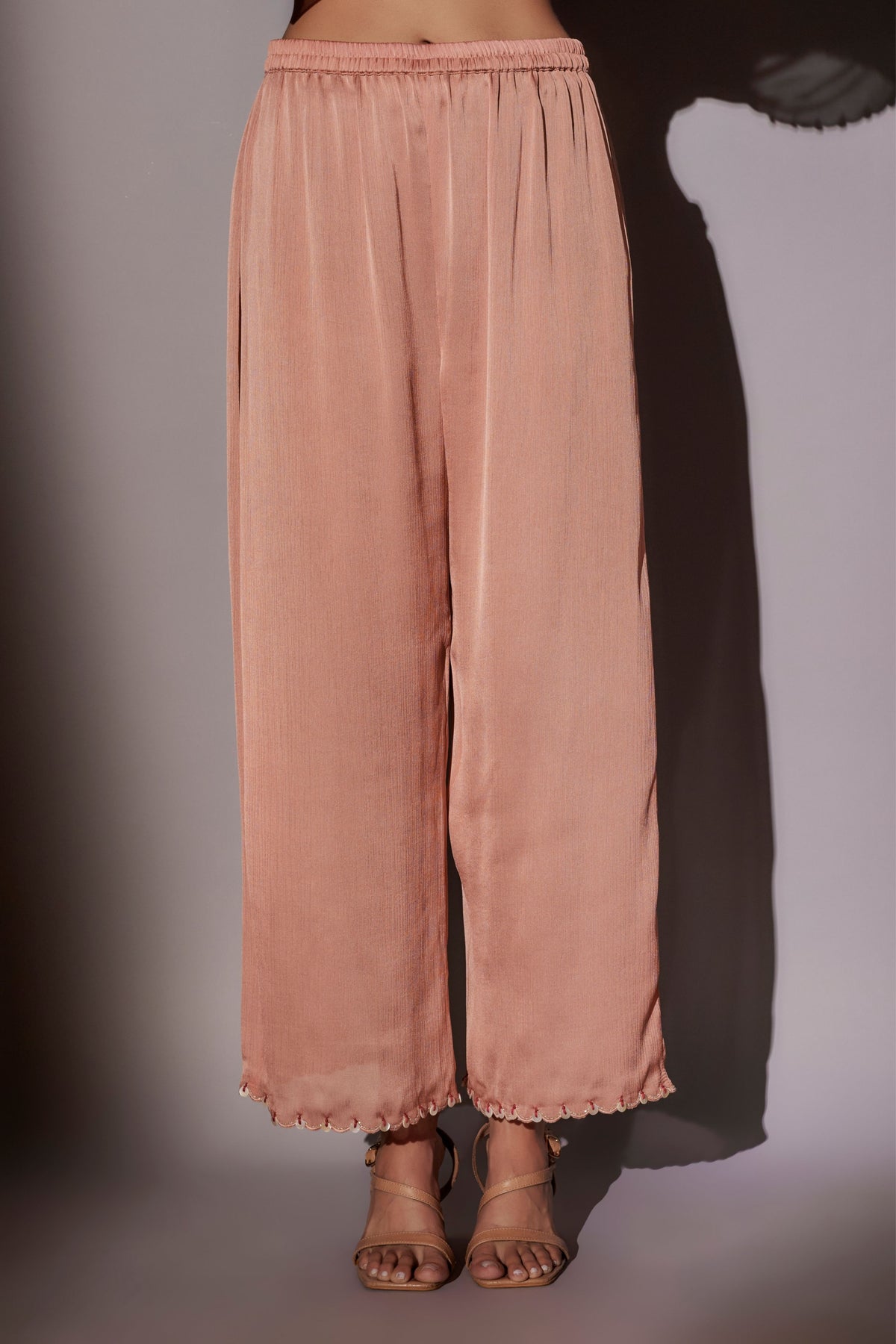 Peach String Kaftan Set