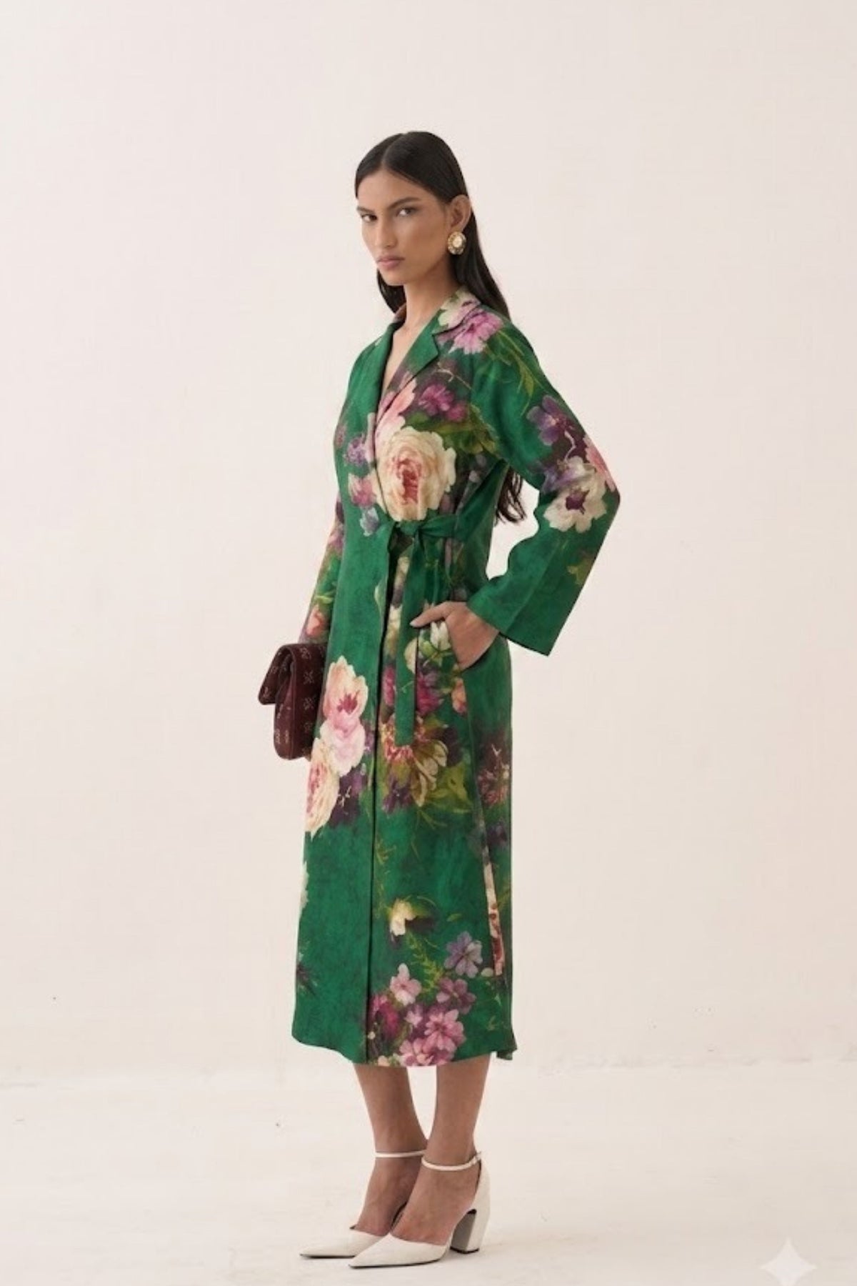 Rosarium Knot Trench Dress