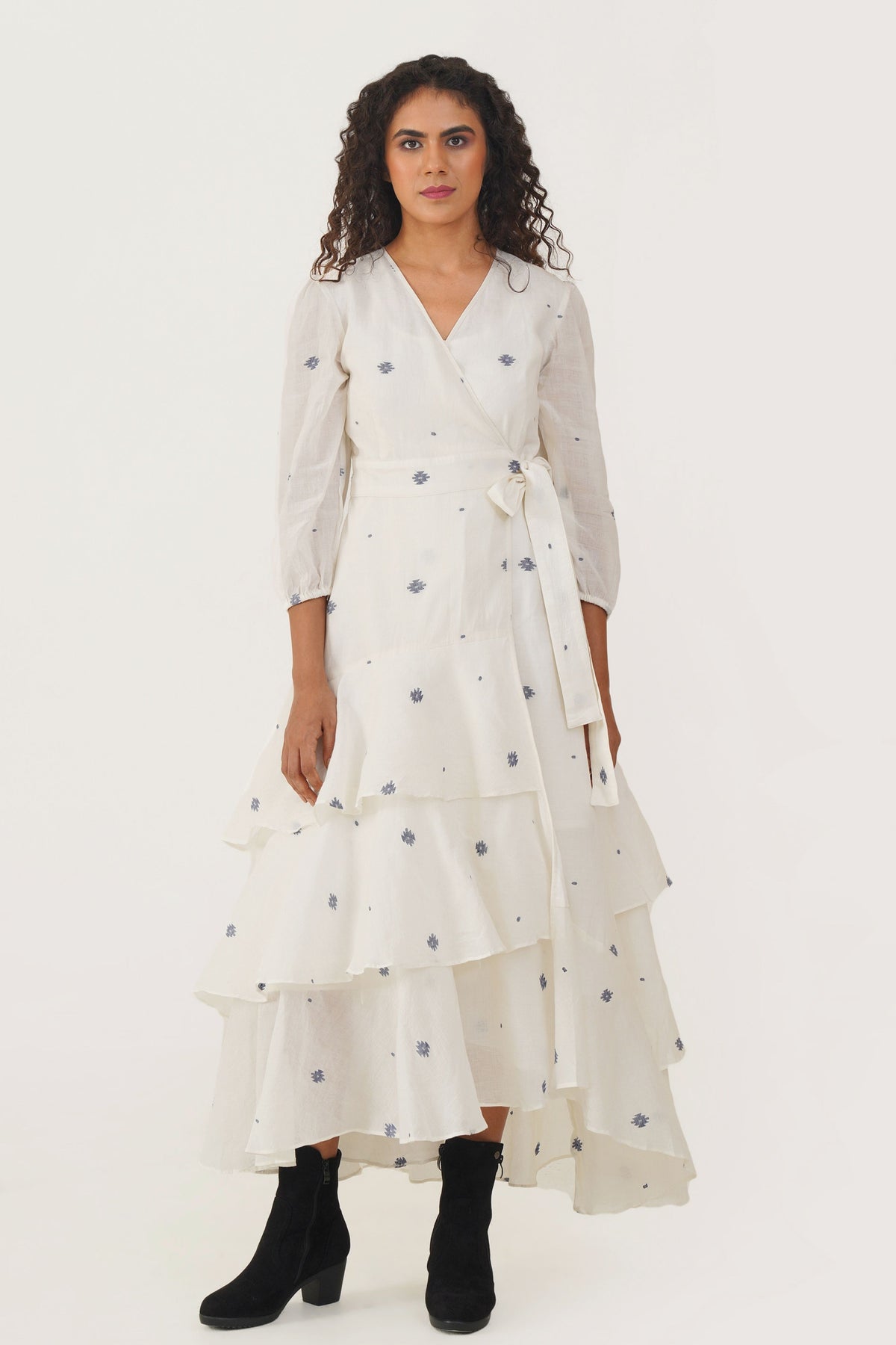 Ivory Olive Dress
