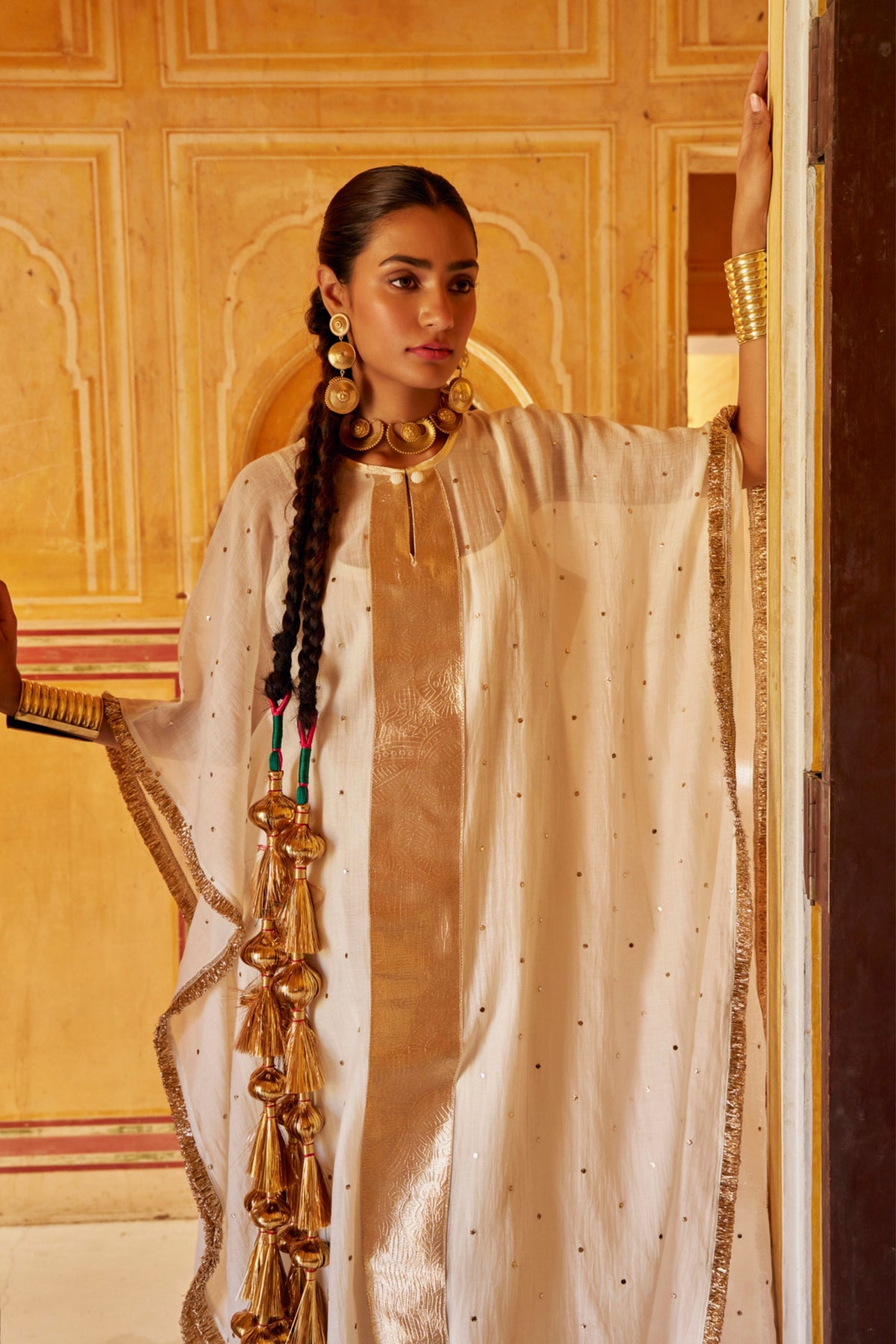Ivory Kaftan Set