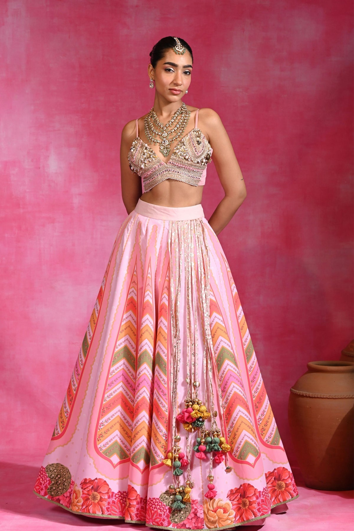 Mehar Tassel Lehenga Set