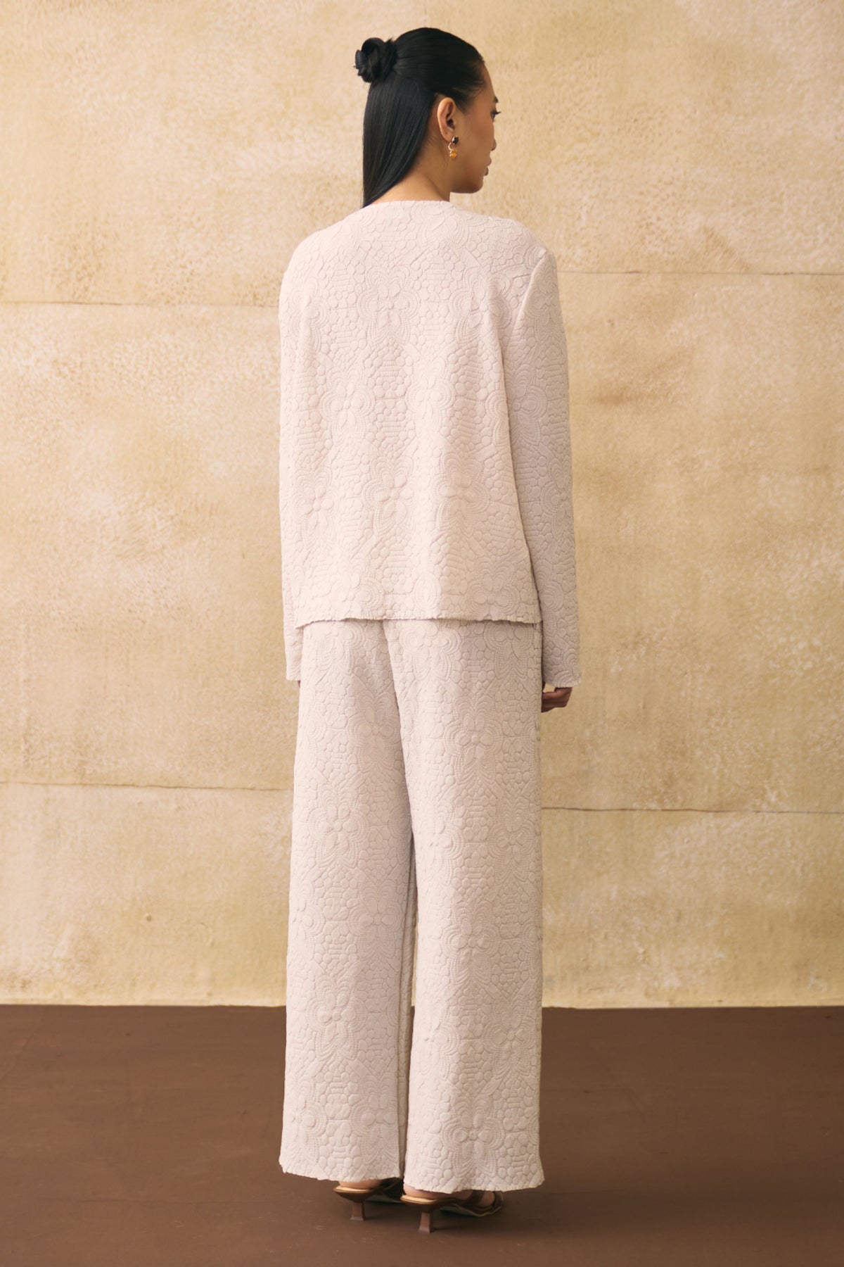 Ivory Ganni Co-ord Set