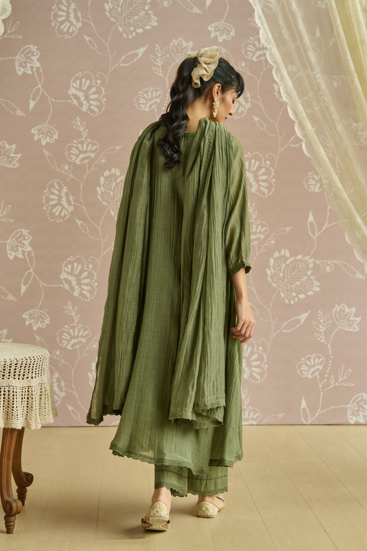 Green Naaz Kurta Set