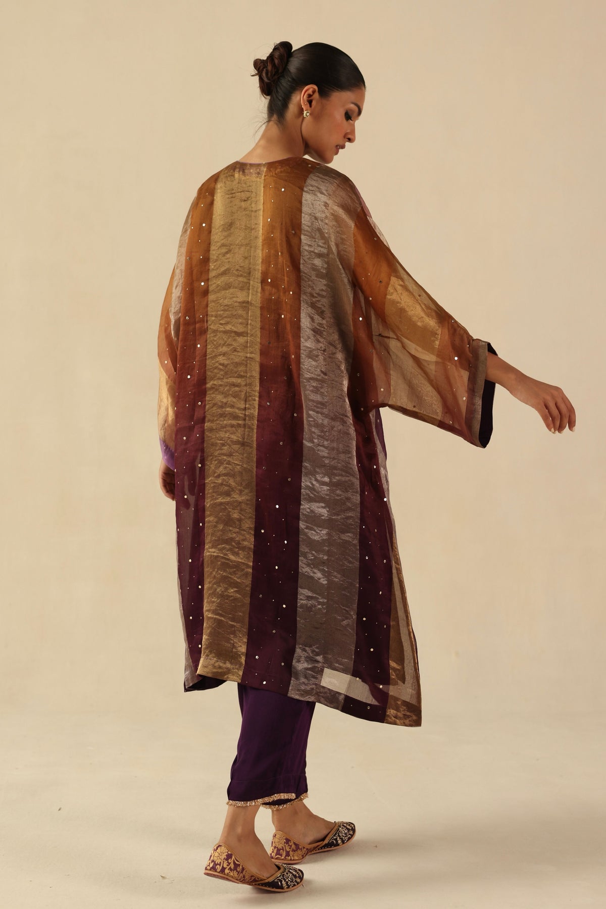 Purple Tabeer Kurta Set