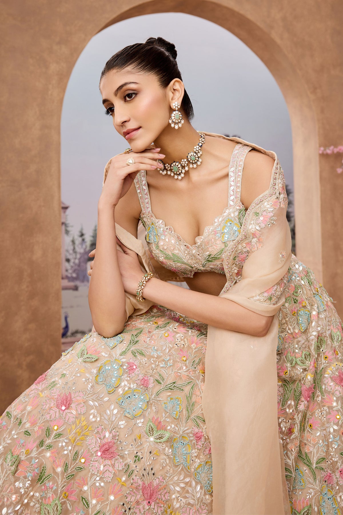 Mtb-pj 3d Lehenga Set