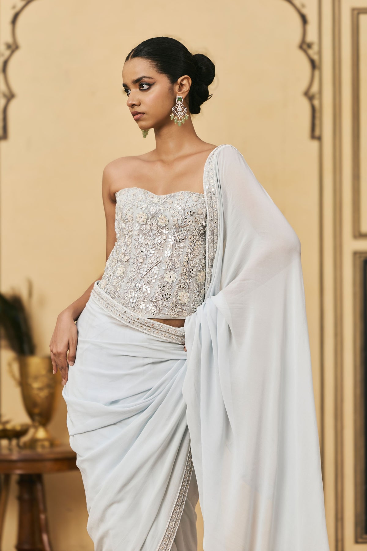 Falsai Saree Set