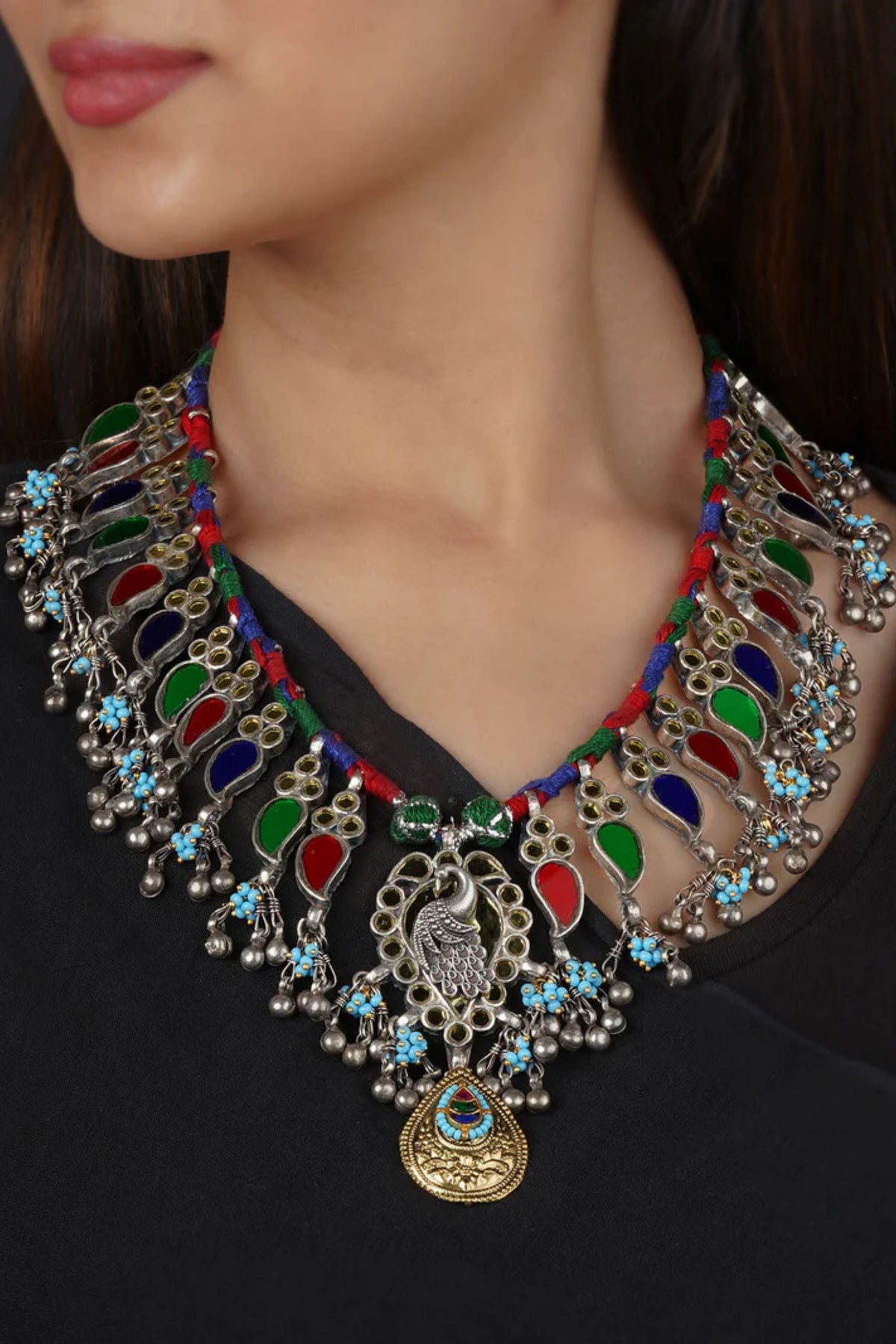 Tribal Necklace in Multicolor