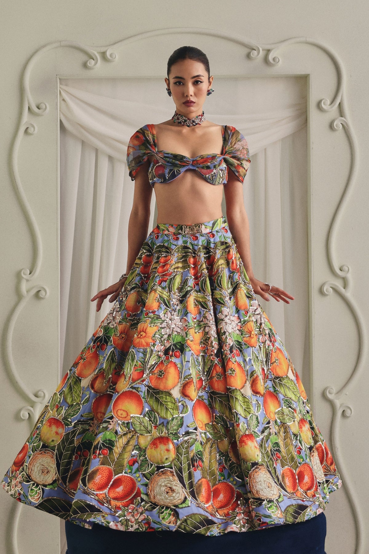 Multicolor Lehenga