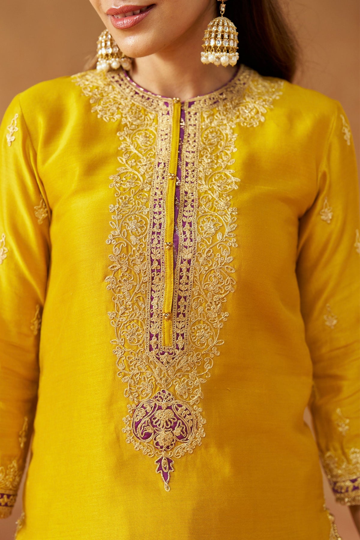 Fadiya Mustard Sharara Set