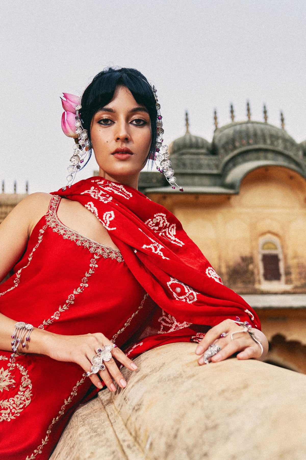Strappy Gulaab Aur Kamal Suit