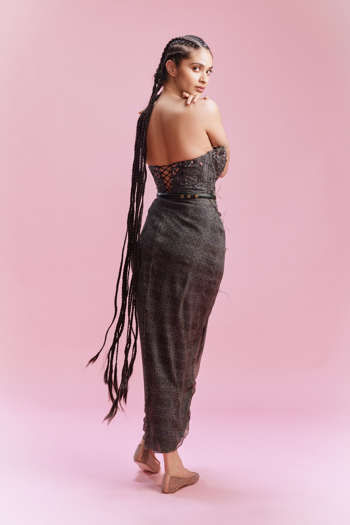 Minya Black Gown