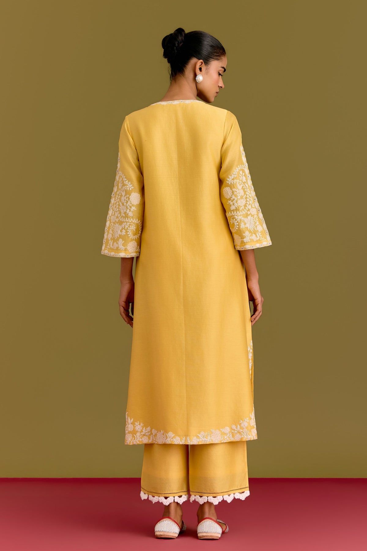 Yellow Dori Kurta Set