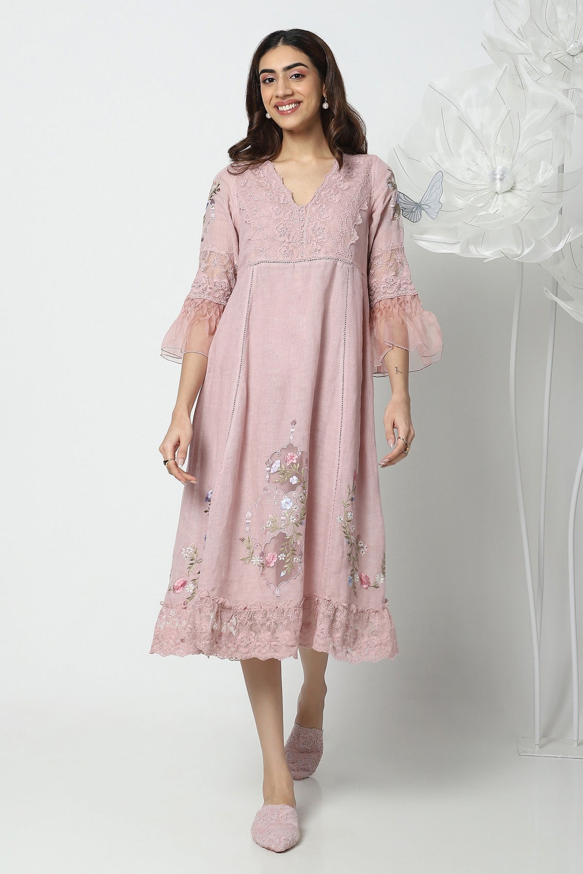 Bed Of Pink Dress