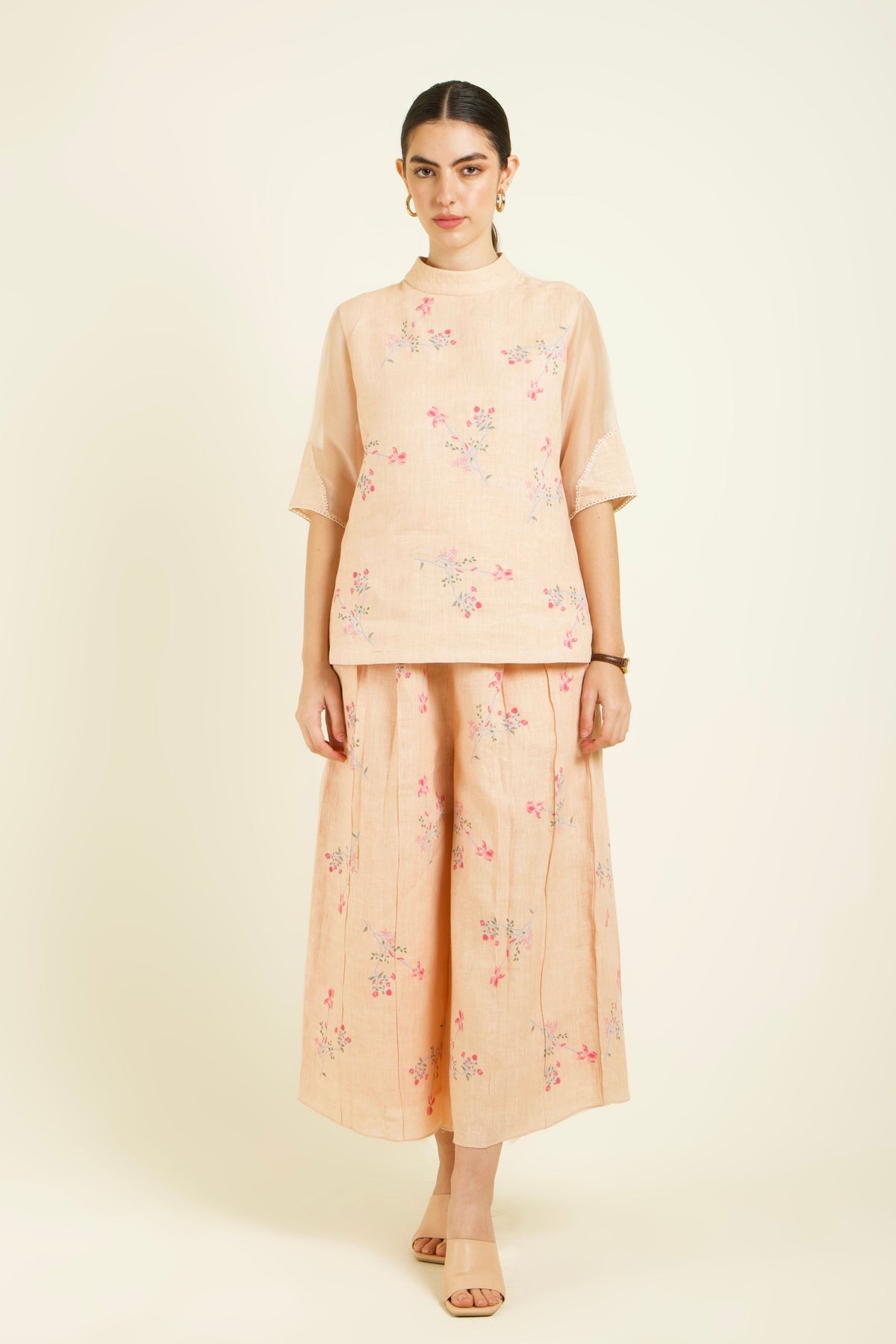 Old Rose Linen Set