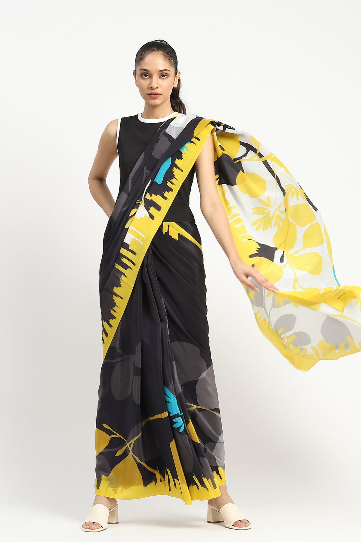 Electric City Printed Saree