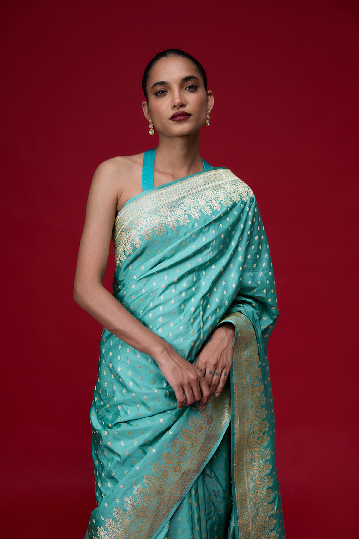 The Electric Breeze Saree