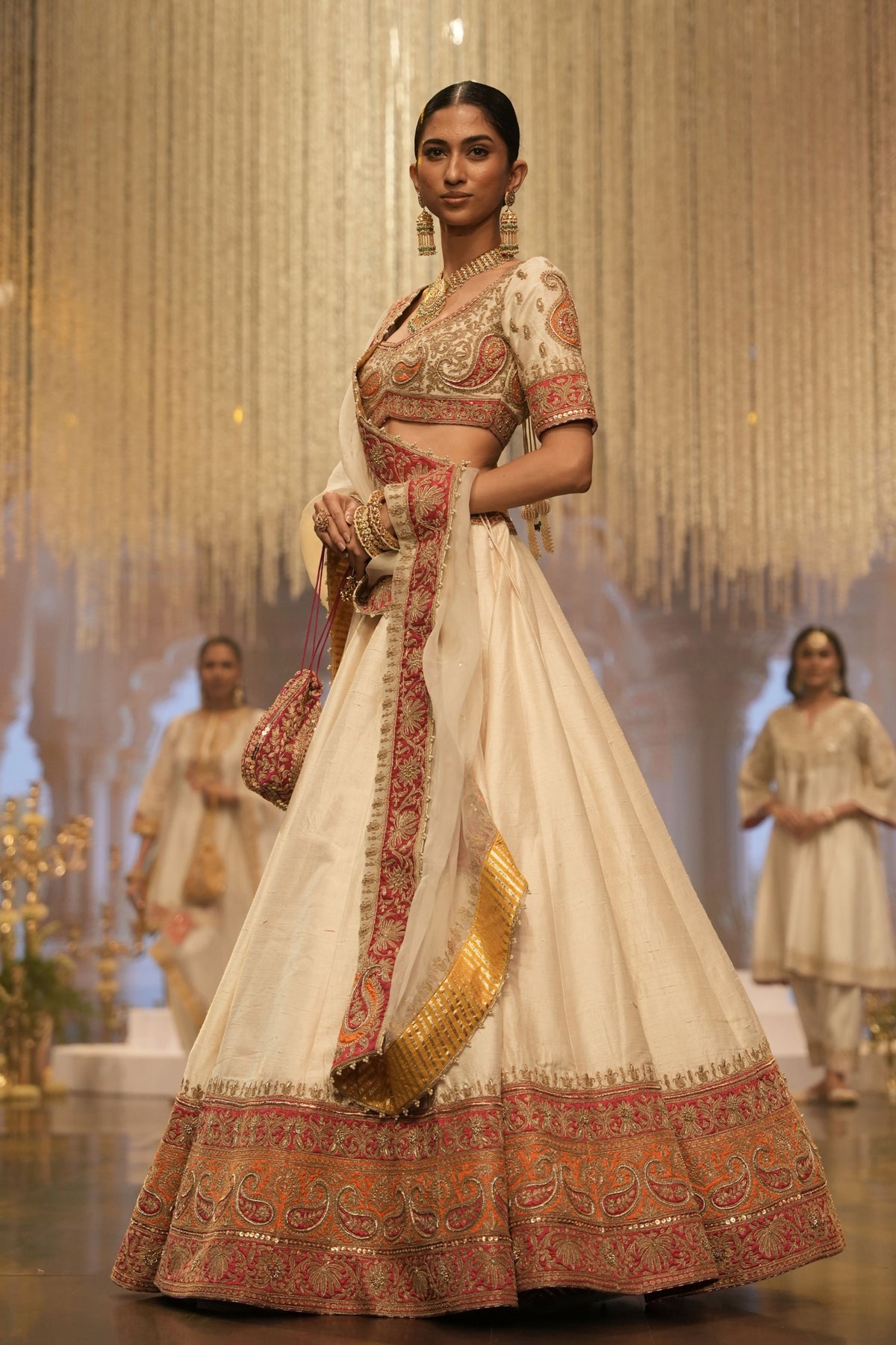 Daisy Ivory Lehenga Set