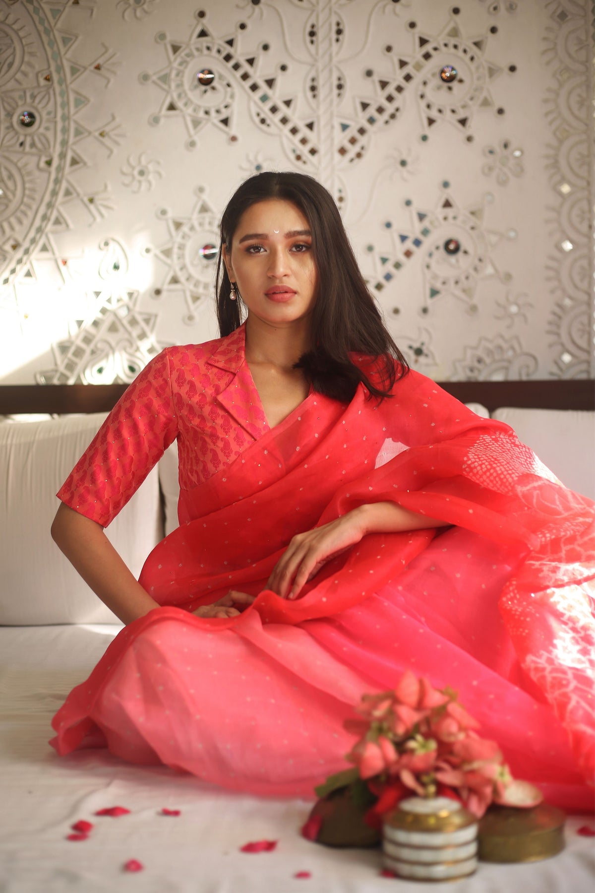 Pink Chaand Saree