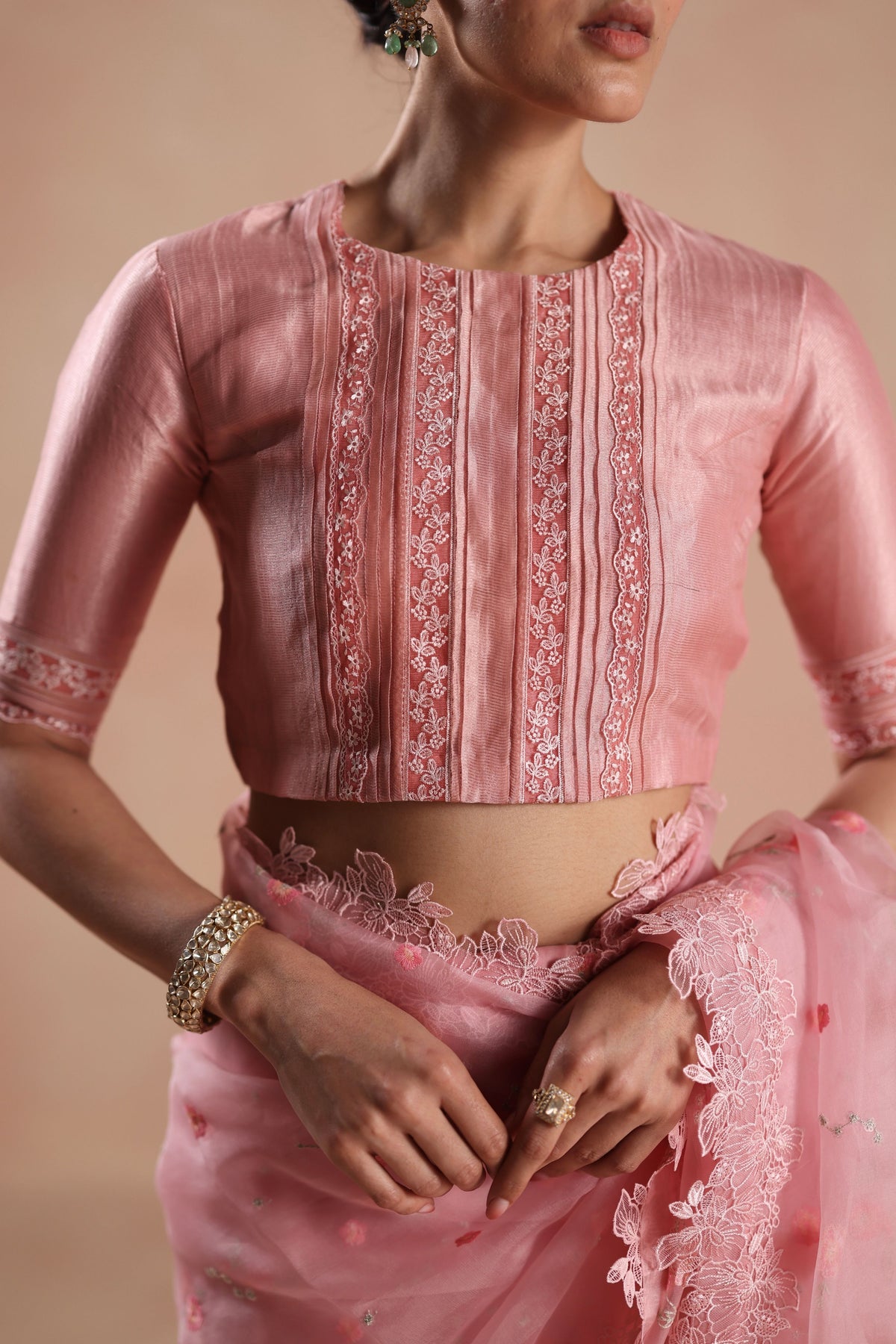 Shiloh Pink Saree