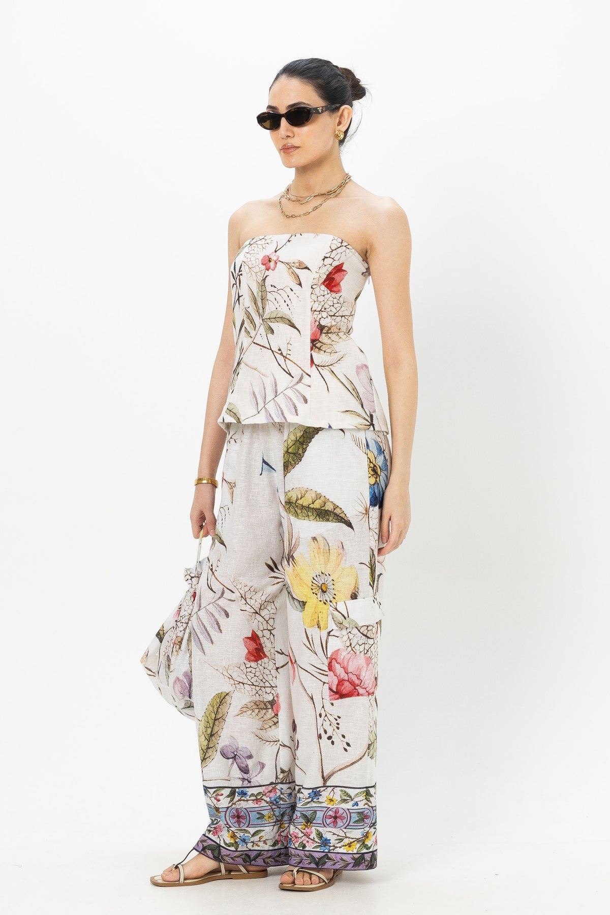 Alicia Strapless Co-ord Set
