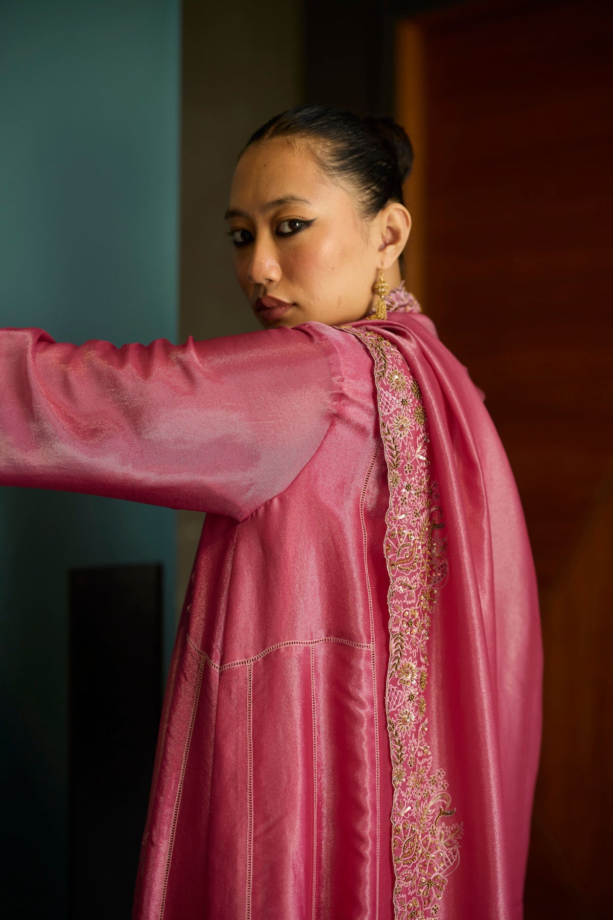 Pink Dhara Kurta Set